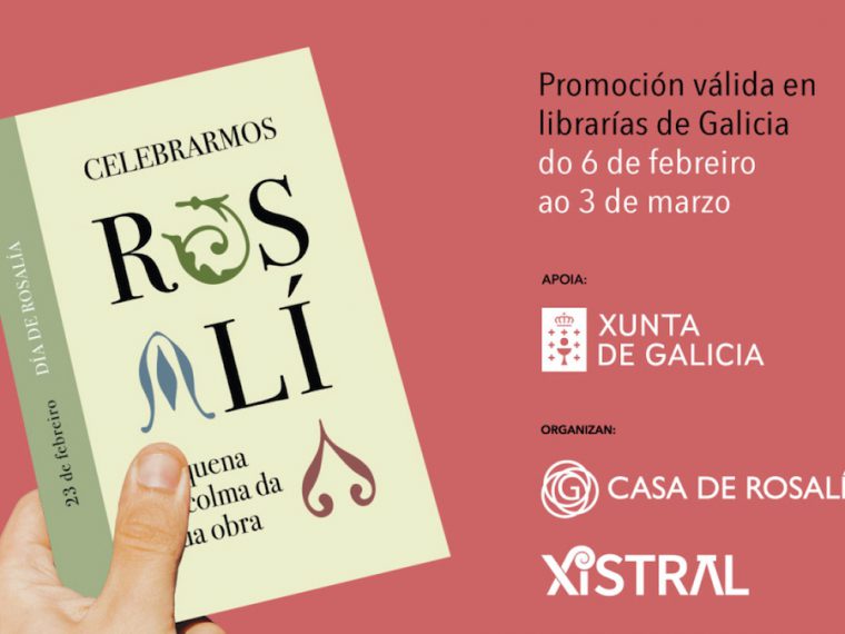 Merca un libro en galego e leva unha escolma rosaliana