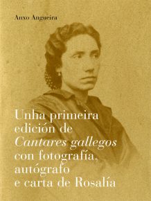 Unha primeira edición de ‘Cantares gallegos’ con fotografía, autógrafo e carta de Rosalía