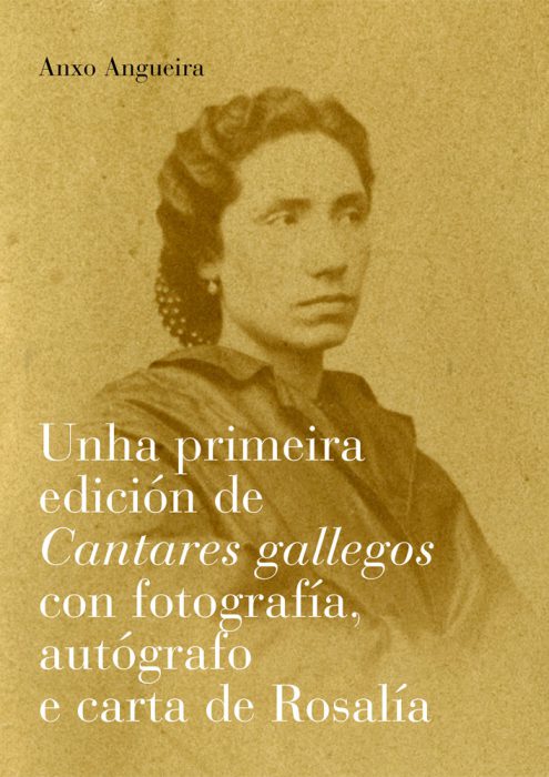 Unha primeira edición de ‘Cantares gallegos’ con fotografía, autógrafo e carta de Rosalía