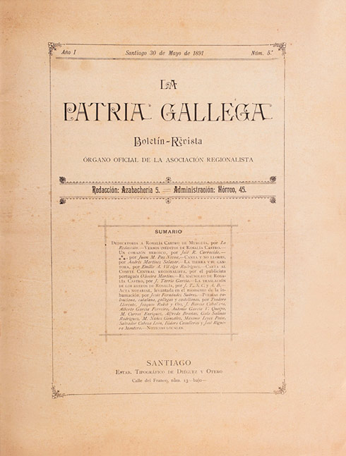 La Patria Gallega (facsímile)